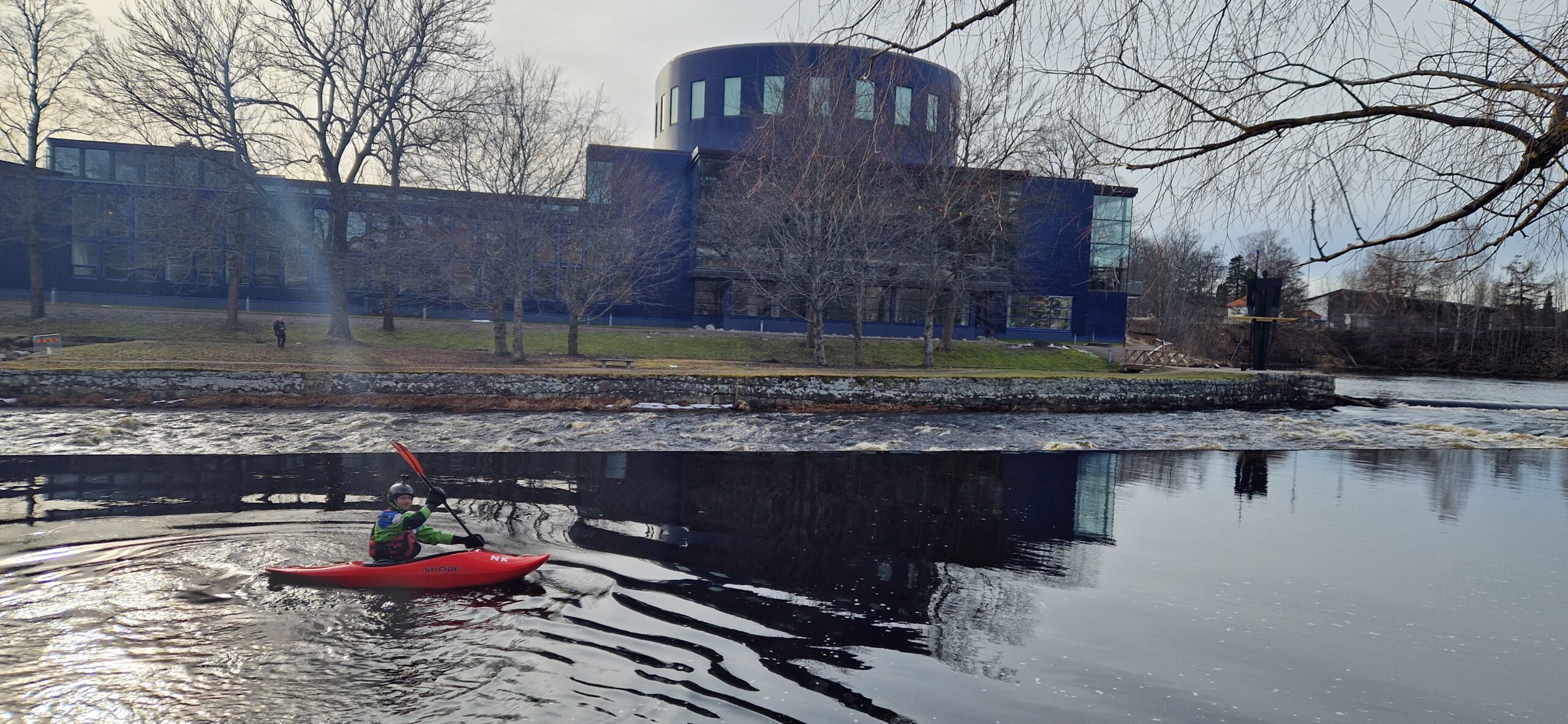 Paddling i Gavleån